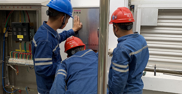 國電投-沙壩電站語音報警箱安裝調試